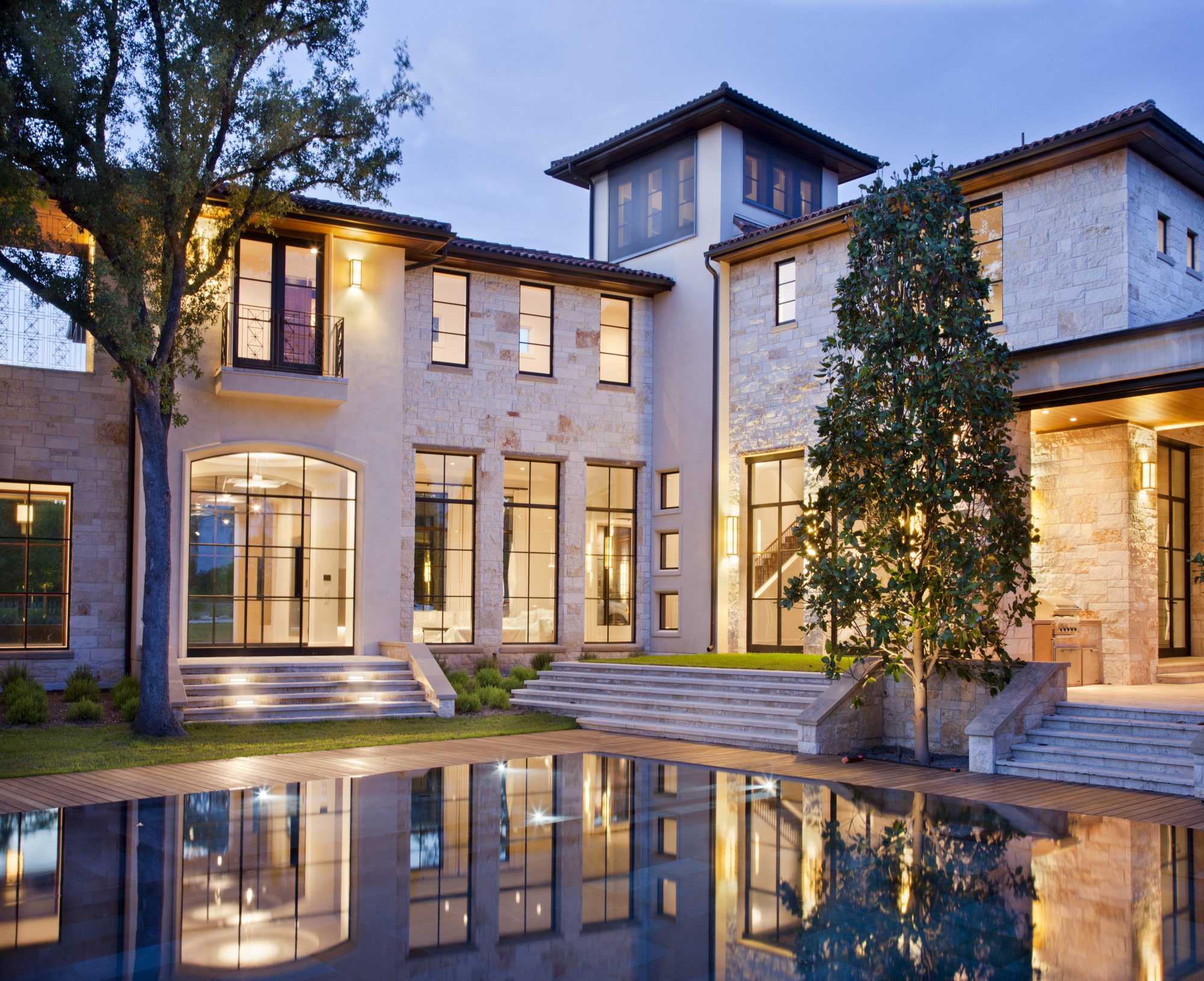 Modern Home With Double Casement Windows