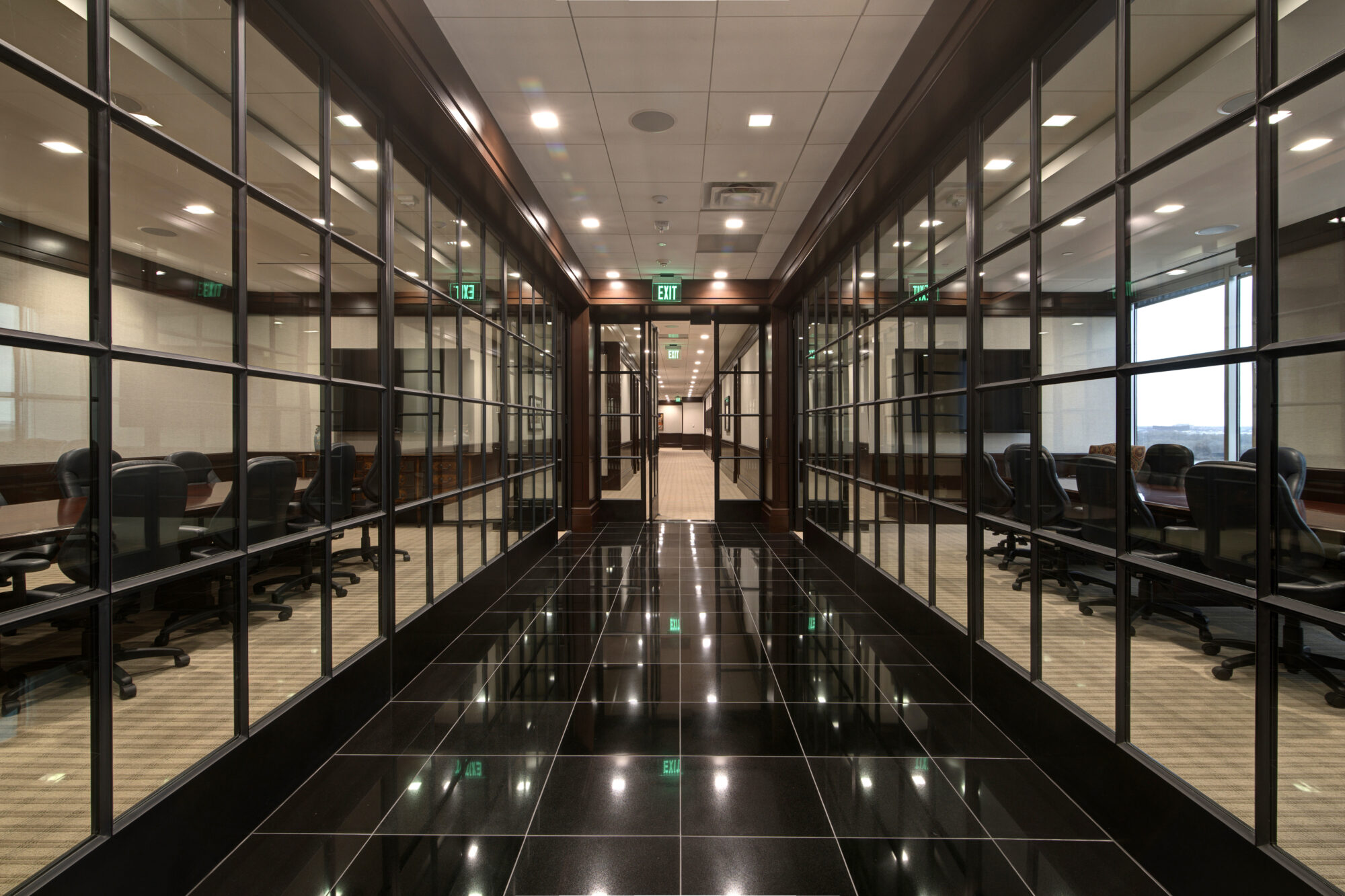 Storefront Interior Out-Swing Casement Window